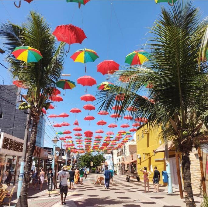 Flat Confortavel E Completo A Poucos Passos Da Praia Em Porto De Galinhas Rua Das Sombrinhas ภายนอก รูปภาพ