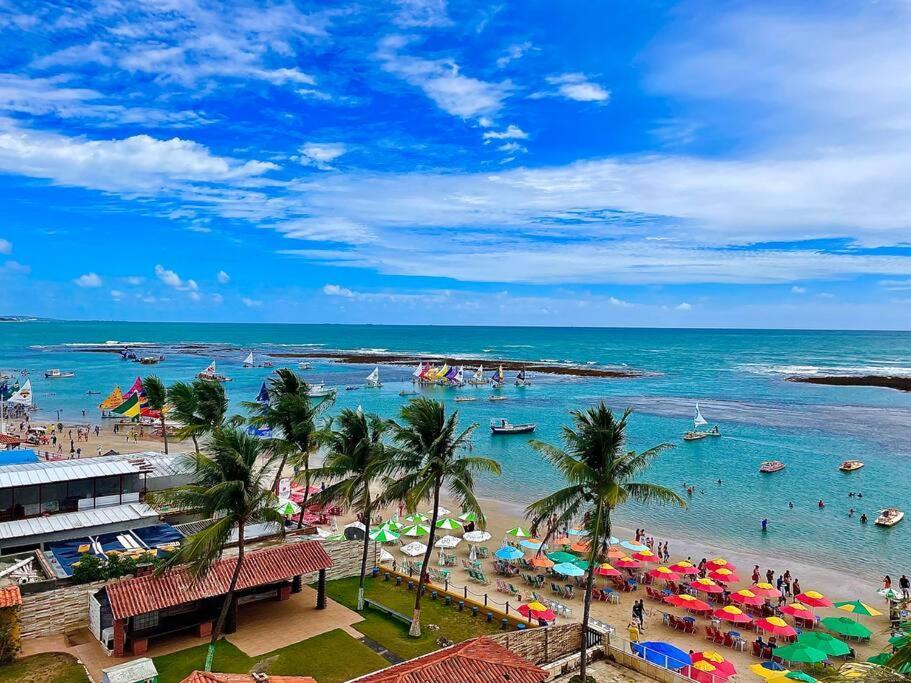 Flat Confortavel E Completo A Poucos Passos Da Praia Em Porto De Galinhas Rua Das Sombrinhas ภายนอก รูปภาพ